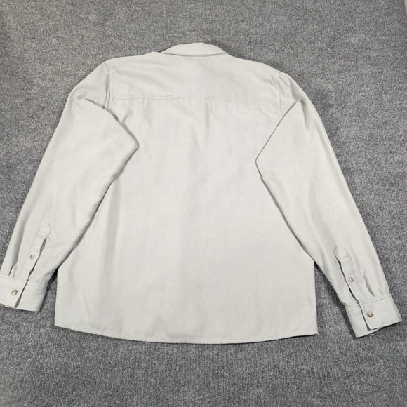 Outdoor Research Gray Feedback Flannel Twill Button Down Shirt Men's Size XL - Picture 3 of 9